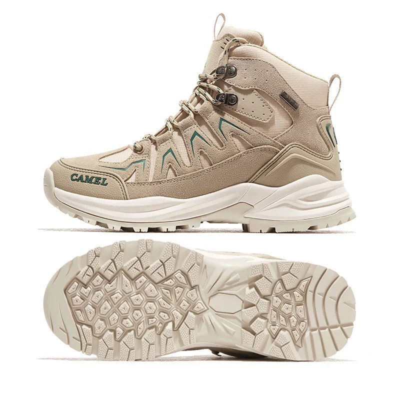 GOLDEN Hiking Shoes Women and Men Waterproof Winter Hiking Boots High-Top Trekking Shoes for Men 2023 Autumn New Non-Slip