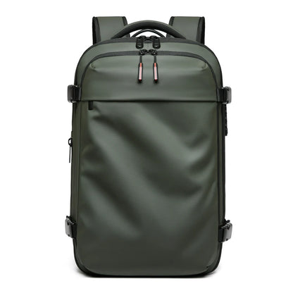 Men Travel Backpack 17 Inch Vacuum Compression Laptop Backpack Extended Large Capacity School Backpack Hiking Business Backpack