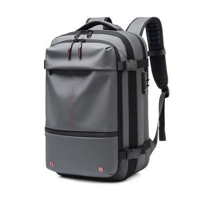 Men Travel Backpack 17 Inch Vacuum Compression Laptop Backpack Extended Large Capacity School Backpack Hiking Business Backpack